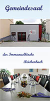 Flyer Gemeindesaal